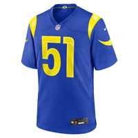 Los Angeles Rams Jamie Sheriff Royal Team Game Jersey
