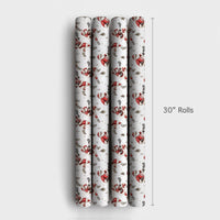 Sporty Lacrosse Christmas Gift Wrap, Lacrosse Santa Wrapping Paper, Lax Santa Holiday Wrapping Paper, Lacrosse Player Christmas Gift Wrap