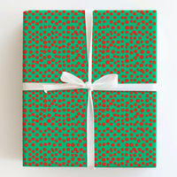 Green Confetti Gift Wrap, Red Polka Dot Christmas Wrapping Paper, Festive Berry Holiday Wrapping Paper, Retro Dot Gift Wrap, Gift Wrap Roll