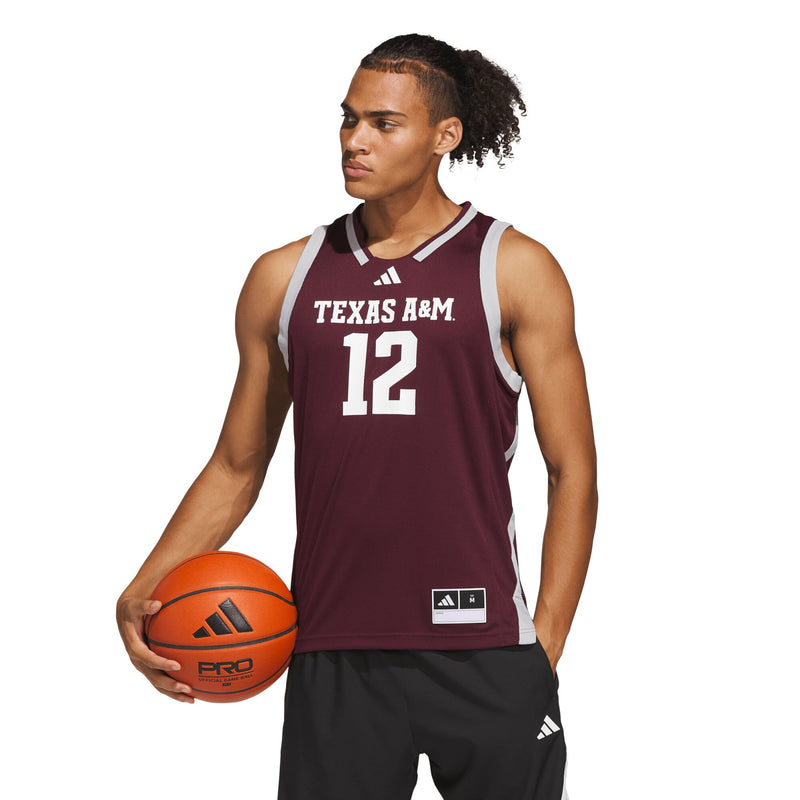 #12 Texas A&M Aggies Away Swingman Jersey - Maroon