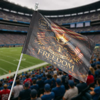 250 Years of Freedom House Flag | USA 250th Anniversary Eagle | Double Sided Weather Resistant Fabric | Collector's Patriotic Outdoor Decor