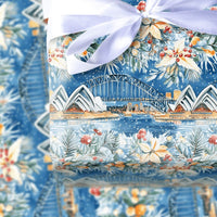 Australian Landmark Gift Wrap, Sydney Opera House Christmas Wrapping Paper, Harbour Bridge Wrapping Paper, Australia Holiday Gift Wrap Roll