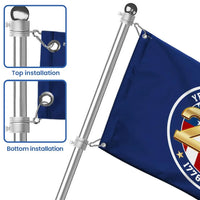 250 Years of America House Flag | 1776-2026 Semiquincentennial Commemorative | Double-Sided Patriotic Grommet Flag | Premium Weather-Resistant Polyester