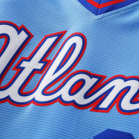 Atlanta Braves Ozzie Albies Powder Blue 2026 City Connect Stadium Jersey