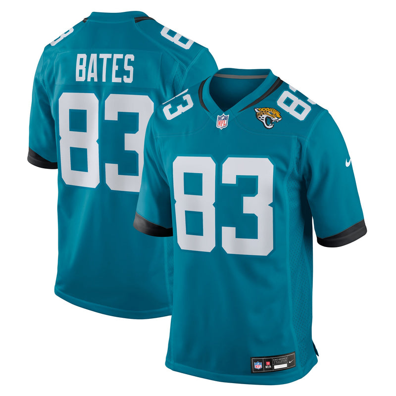 Jacksonville Jaguars Brenden Bates Teal Team Game Jersey