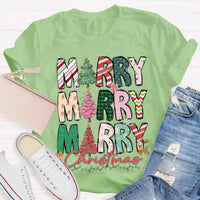 Festive Christmas Holiday Educator Shirt, Merry and Bright Teacher T-Shirt, Adorable Winter Classroom Tee, Teacher Holiday Present, Xmas Apparel
