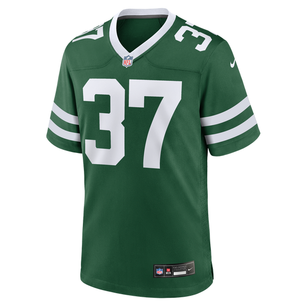 New York Jets Qwan'tez Stiggers Nike Legacy Green Team Game Jersey
