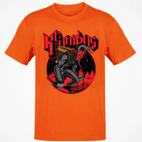 Holiday Folklore Graphic Shirt, Vintage Krampus T-Shirt, Retro Dark Christmas Tee, Creepy Winter Creature Shirt, Gothic Spooky Season Present