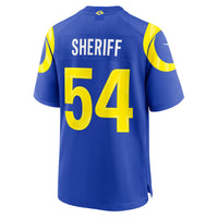Los Angeles Rams Jamie Sheriff Royal Team Game Jersey