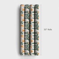 Winter Puppy Gift Wrap, Golden Retriever Christmas Wrapping Paper, Watercolor Dog Wrapping Paper, Holiday Dog Lover Xmas Wrapping Paper