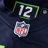 Seattle Seahawks Chris Stoll Nike College Navy Game Jersey