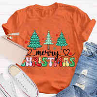 Festive Holiday Teacher Shirt, Christmas Tree Teacher T-Shirt, Retro Christmas Educator Tee, Adorable Teacher Xmas Shirt, Holiday Teacher Present