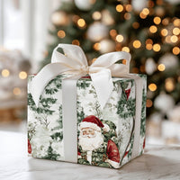 Camouflage Vest Santa Claus Gift Wrap, Tactical Santa Wrapping Paper, Military Christmas Wrapping Paper, Veteran Holiday Gift Wrap Paper