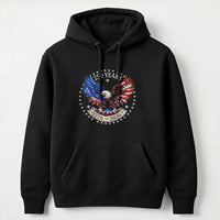 American Eagle Hoodie |250 Years USA1776-2026 Patriotic Flag Art | Soft Cotton-Poly Unisex Sweatshirt | Patriot Gift for4th of July & America Fans