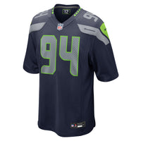 Seattle Seahawks Mike Morris Nike College Navy Game Jersey