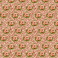 Adorable Pig Wreath Gift Wrap, Piggy Tidings Christmas Wrapping Paper, Farm Animal Holiday Paper Roll, Festive Winter Birthday Gift Wrap