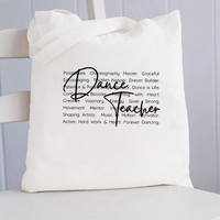 Dance Teacher Graceful Canvas Tote Bag