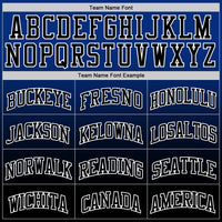 Custom Royal Black-White Fade Fashion Round Neck Sublimation Basketball Set Jersey