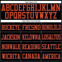 Custom Black Royal-Orange Mesh Authentic Football Jersey