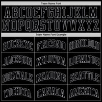 Custom Black Black-Gray Authentic Throwback Basketball Jersey