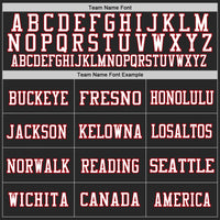 Custom Black White-Red Mesh Authentic Football Jersey