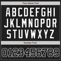 Custom Black Black-White Authentic Baseball Jersey