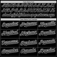 Custom Black White Authentic Baseball Jersey