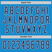 Custom Blue Navy-White Hockey Jersey