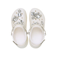 Bae Wedding Glitter Clogs - White