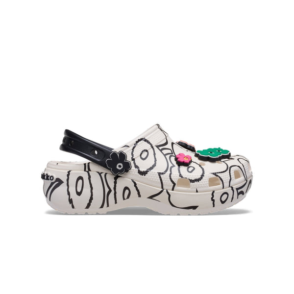 Giày Clog Nữ Crocs Classic Platform Marimekko