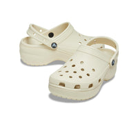 Platform Classic Clogs - Bone
