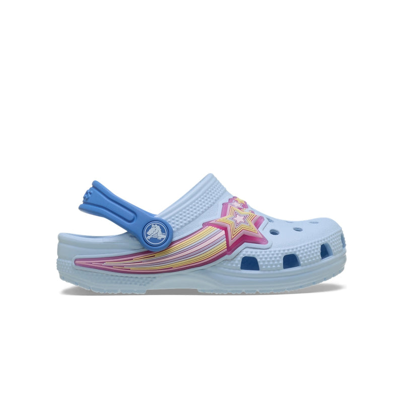 Toddlers' Classic Star Lights Clogs - Blue Frost