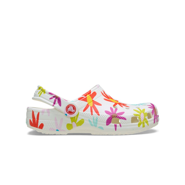 Giày Clog Trẻ Em Crocs Classic Crafted Daisy - Chalk