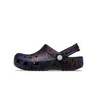 Kids' Classic Hi Vis Camo Clogs - Black / Multi