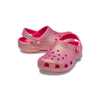 Kids' Classic Iridescent Glitter Clogs - Dragon Fruit