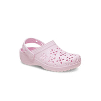 Toddlers' Classic Floral Cutout Clogs - Pink Milk