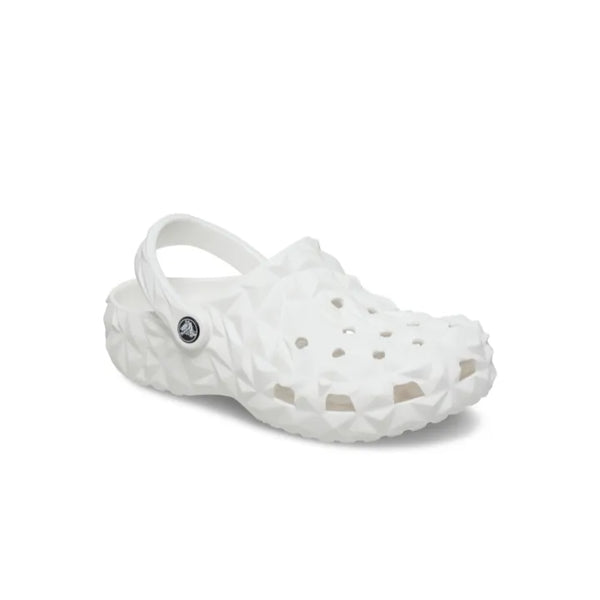 Giày Clog Unisex Crocs Classic Geometric - White