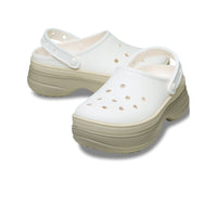 Classic Stacked Clogs - Chalk