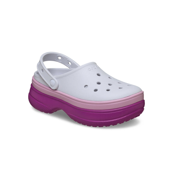 Giày Clog Unisex Crocs Classic Stacked - Grapeberry