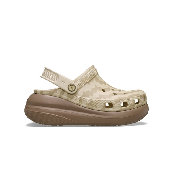 Giày Clog Unisex Crocs Crush Easy Chic - Latte