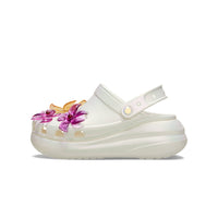 Crush Pearlized Florals Clogs - White