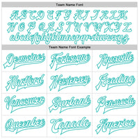 Custom White Ice Blue Aqua-Navy Check Board 3D Pattern Design Bomber Full-Snap Varsity Letterman Jacket