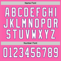 Custom Pink White-Purple Hockey Jersey