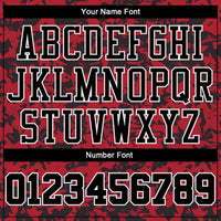 Custom Basketball Jersey - Red Black-White Round Neck Sublimation Uniform