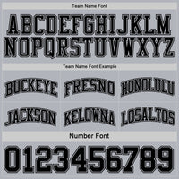Custom Reversible Black Gray Double Side Sublimation Basketball Set Jersey