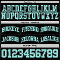 Custom Reversible Black Ice Blue Double Side Sublimation Basketball Set Jersey