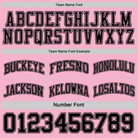 Custom Reversible Black Light Pink Double Side Sublimation Basketball Set Jersey