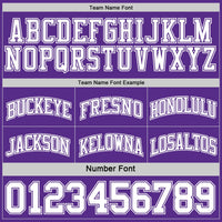 Custom Purple White Reversible Double Side Sublimation Basketball Set Jersey