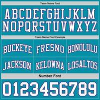 Custom Purple White-Teal Reversible Double Side Sublimation Basketball Set Jersey