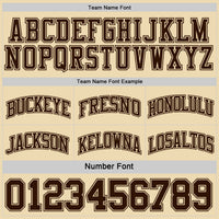 Custom Reversible Brown Cream Double Side Sublimation Basketball Set Jersey